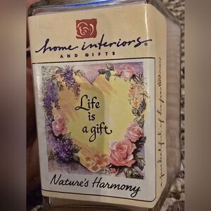 Home Interiors Floral Harmony Candle